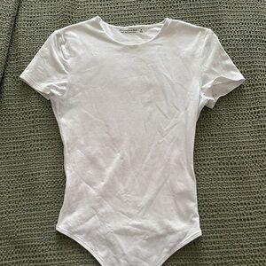 Abercrombie & Fitch - White Short Sleeve Bodysuit